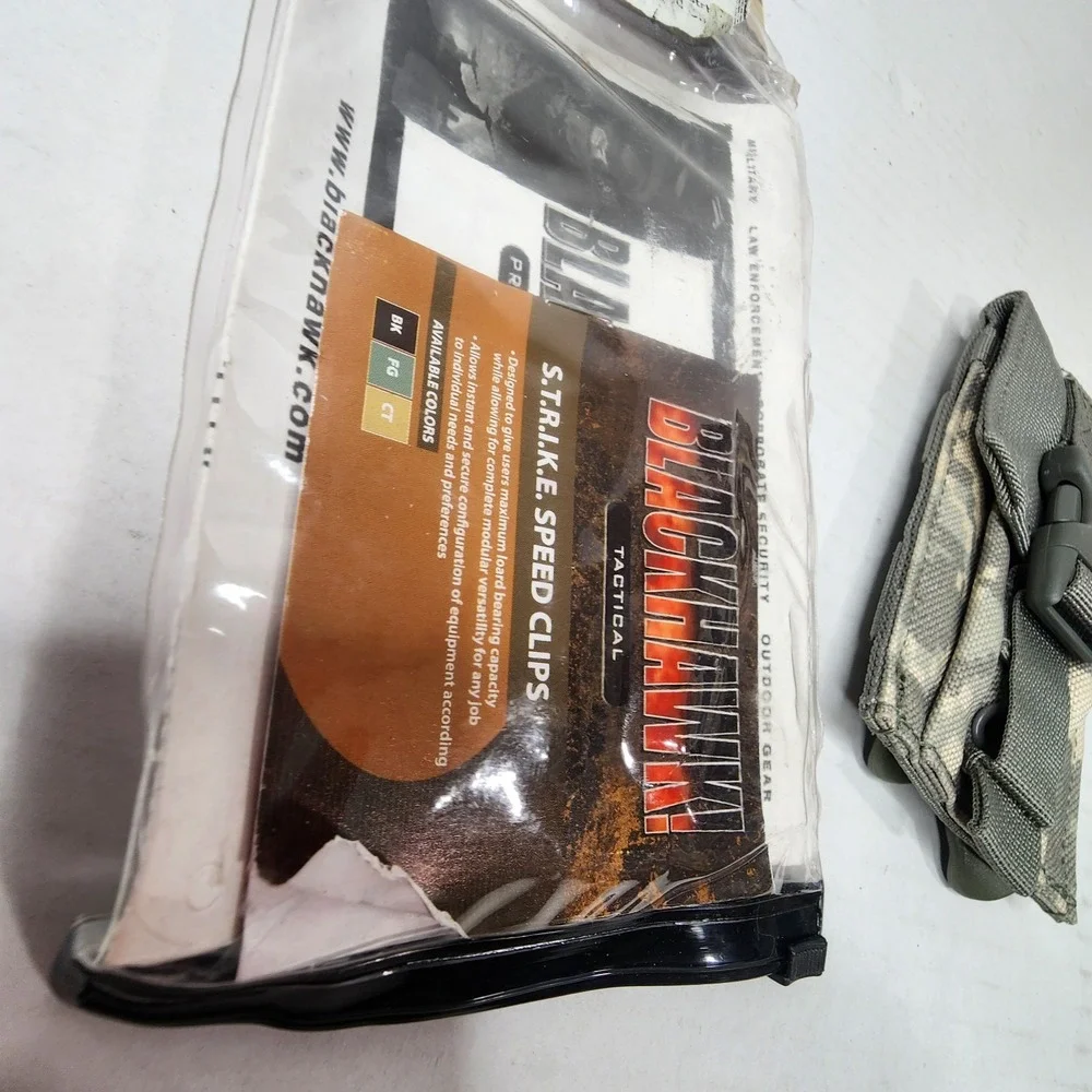BLACKHAWK S.T.R.I.K.E. W/ Speed Clips, Single Mg Pouch (Holds 2) New OD Camo